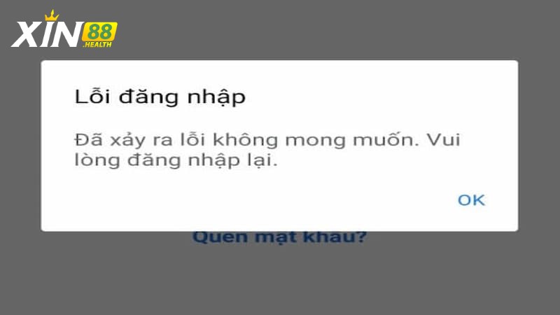 Cách khắc phục lỗi khi không đăng nhập Xin88 được